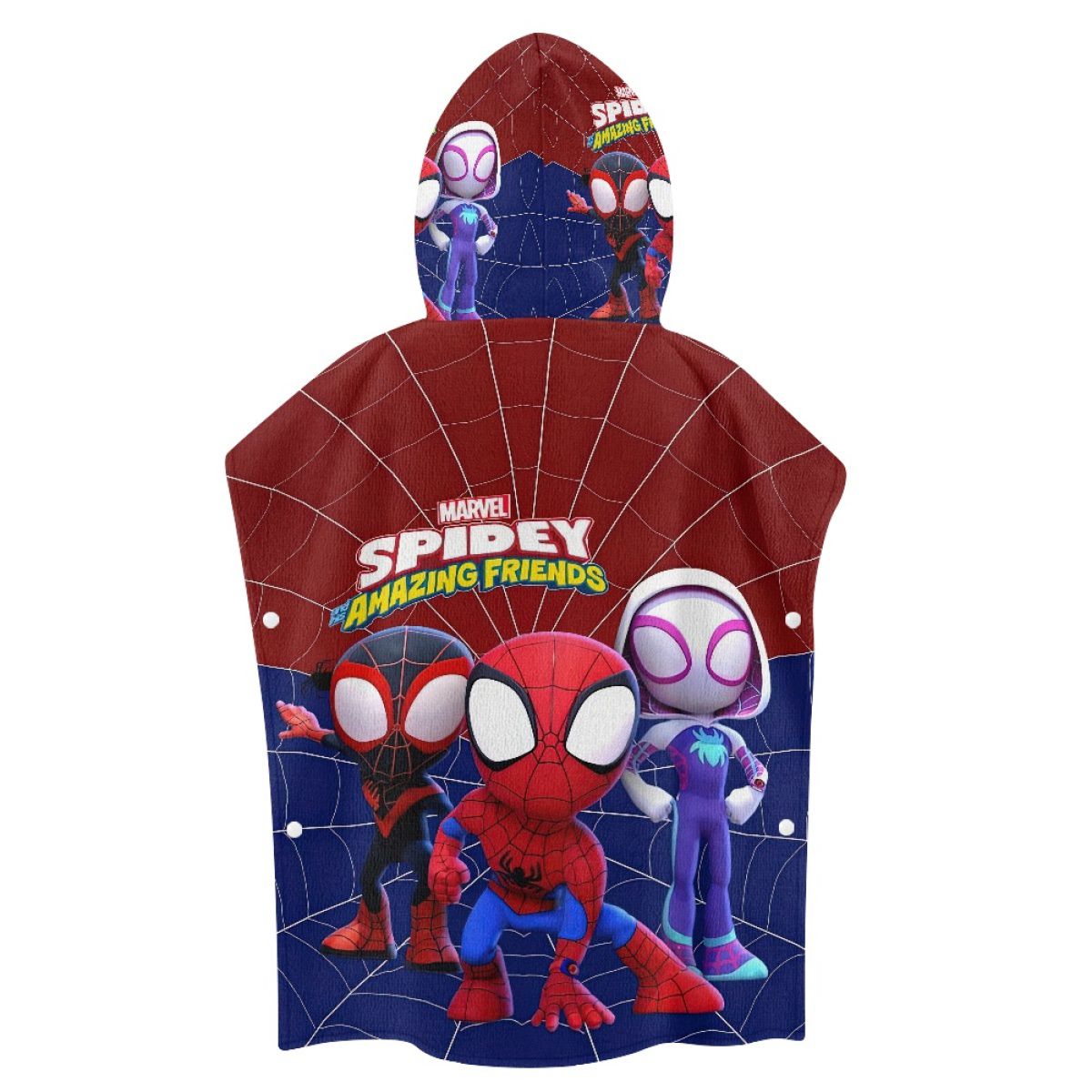Spider Superheros Team Hooded Towel