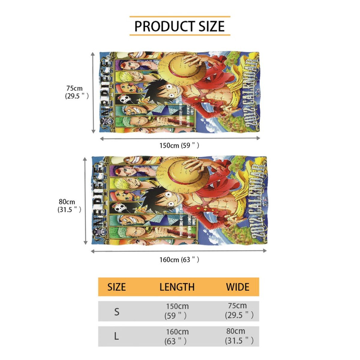 Straw Hat Luffy Anime Beach Towel