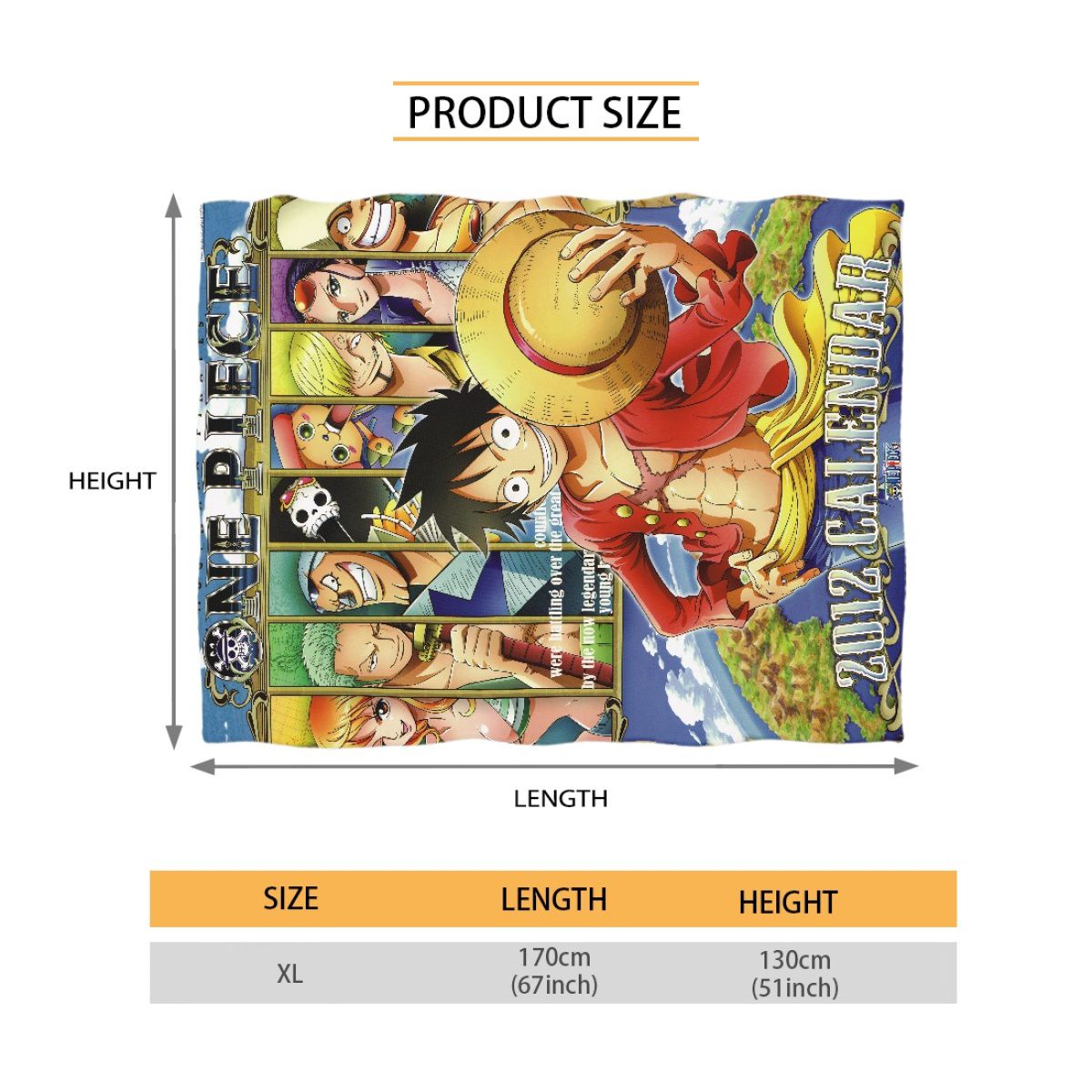 Straw Hat Luffy Anime Beach Towel