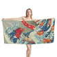 The Great Wave Dragon Beach Towel