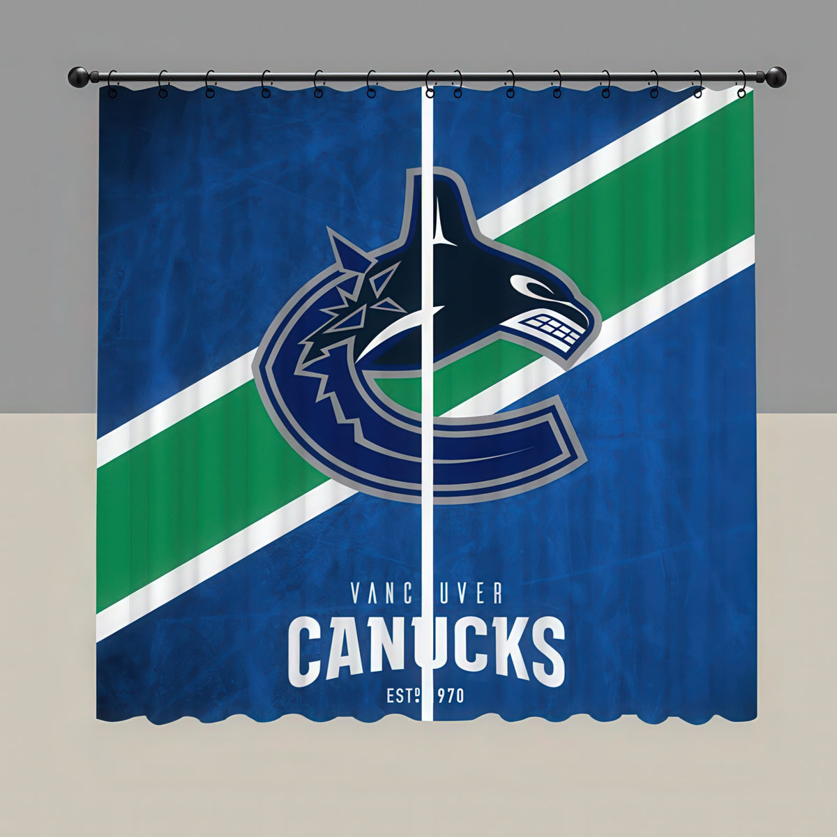 Vancouver Canucks blackout curtain