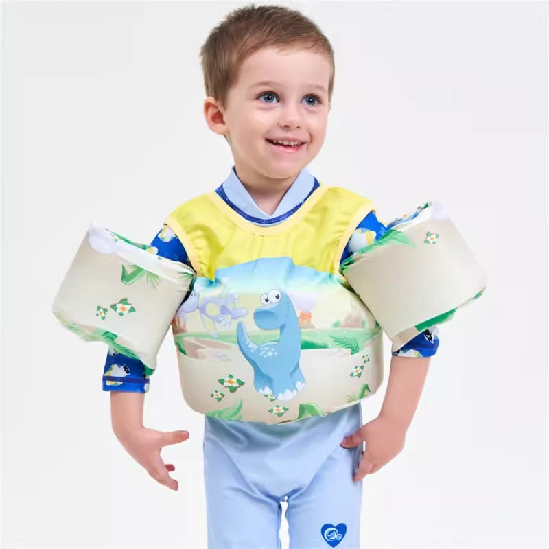 Dinosaur Cartoon Kids Swim Vest Puddle Jumper