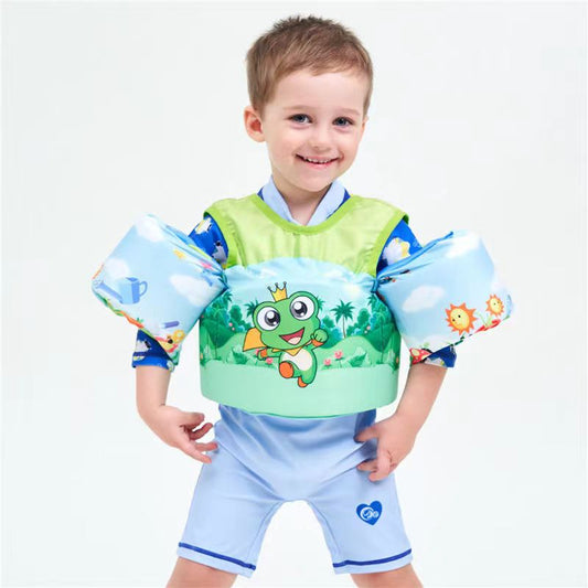 Frog Cartoon Kids Swim Vest Puddle Jumper