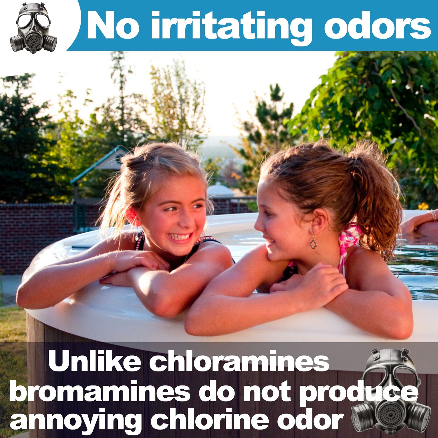no irritating odors - 10 lbs 1 Inch Bromine Tablets for Hot Tubs Pool Spas