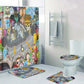 Science Fiction Sitcom Shower Curtain