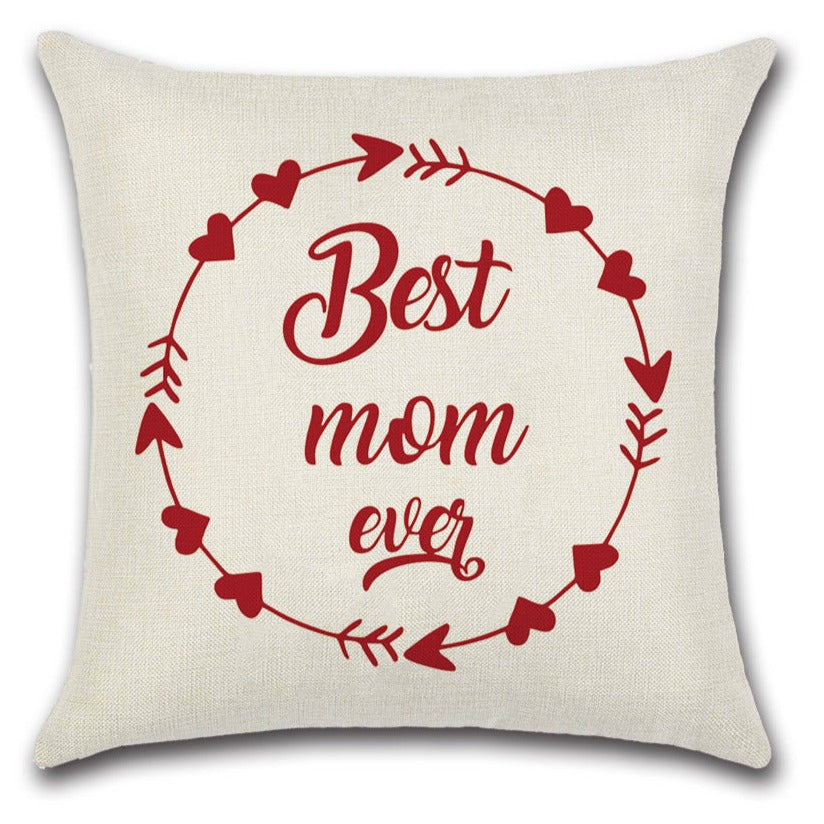 Circle Love Mothers Day Throw Pillow Cover Set of 4