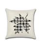 Bufflao Plaid Autunn Throw Pillow Cover Set Black White Fall Pumpkin Truck with Maple