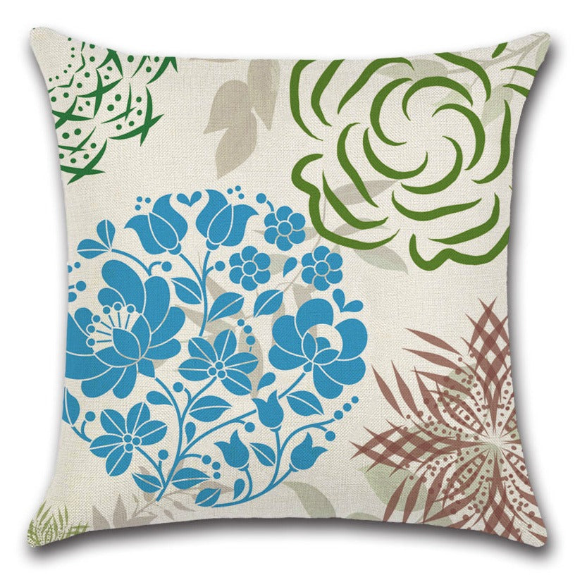 Abstract Mandala Modern Throw Pillow Cover Set of 4 - 18x18 Inch