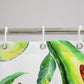 Seamless Watercolor Green Avocado Shower Curtain