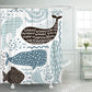 Childish Whale Shower Curtain