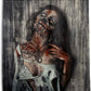 Zombie Girl Shower Curtain