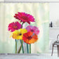 Colorful Flower Painting Gerber Daisy Shower Curtain
