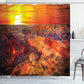 Arizona Sunset Scenic View with Grand Canyon Shower Curtain