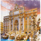 Greece Travel Trevi Fountain Shower Curtain