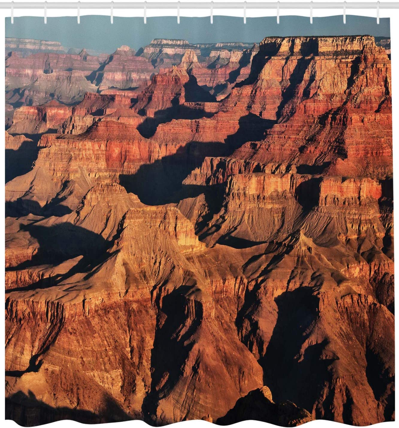 Red Rocks Clliff Base View Grand Canyon Shower Curtain
