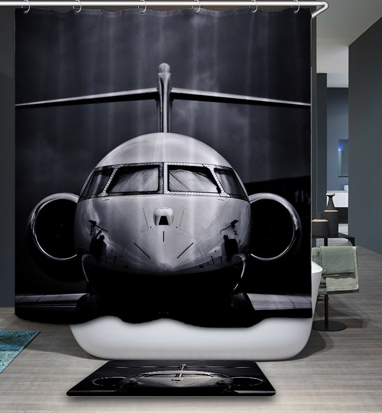 Awesome Retired Helicopter Shower Curtain