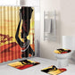 Back Home Native African Girl Working Ethnic Shower Curtain