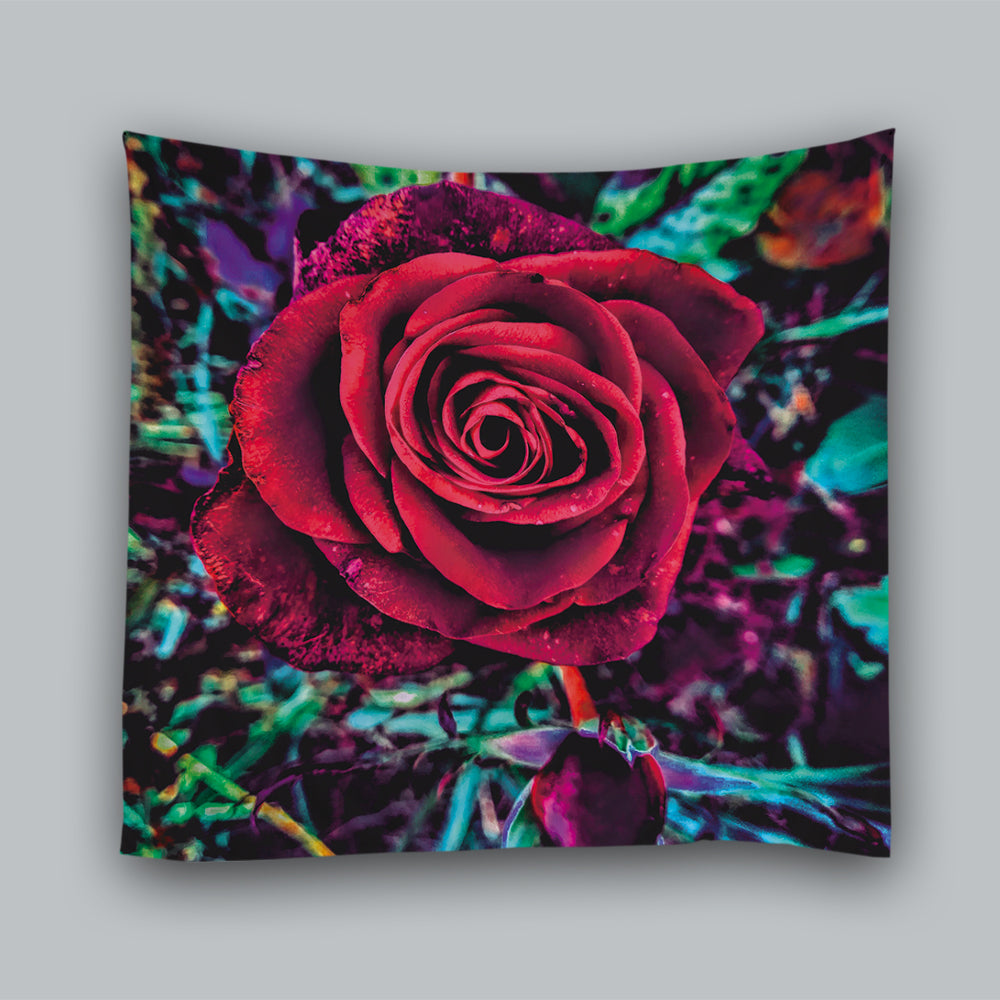 Beautiful Look Red Rose Tapestry