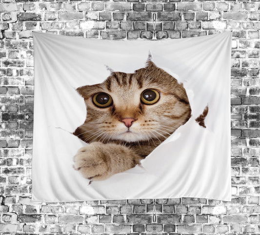Cute Kitten Cat Tapestry