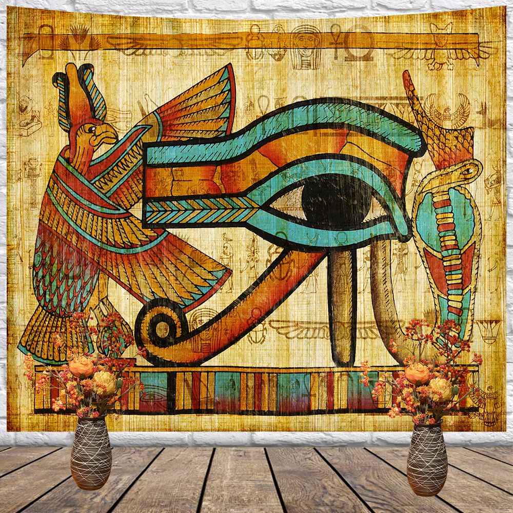 Eye of Horus Mural Ancient Egyptian Tapestry