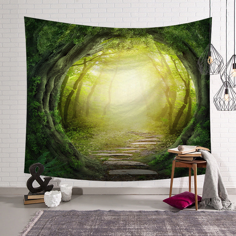 Fairy Tale Enchanted Forest Tapestry
