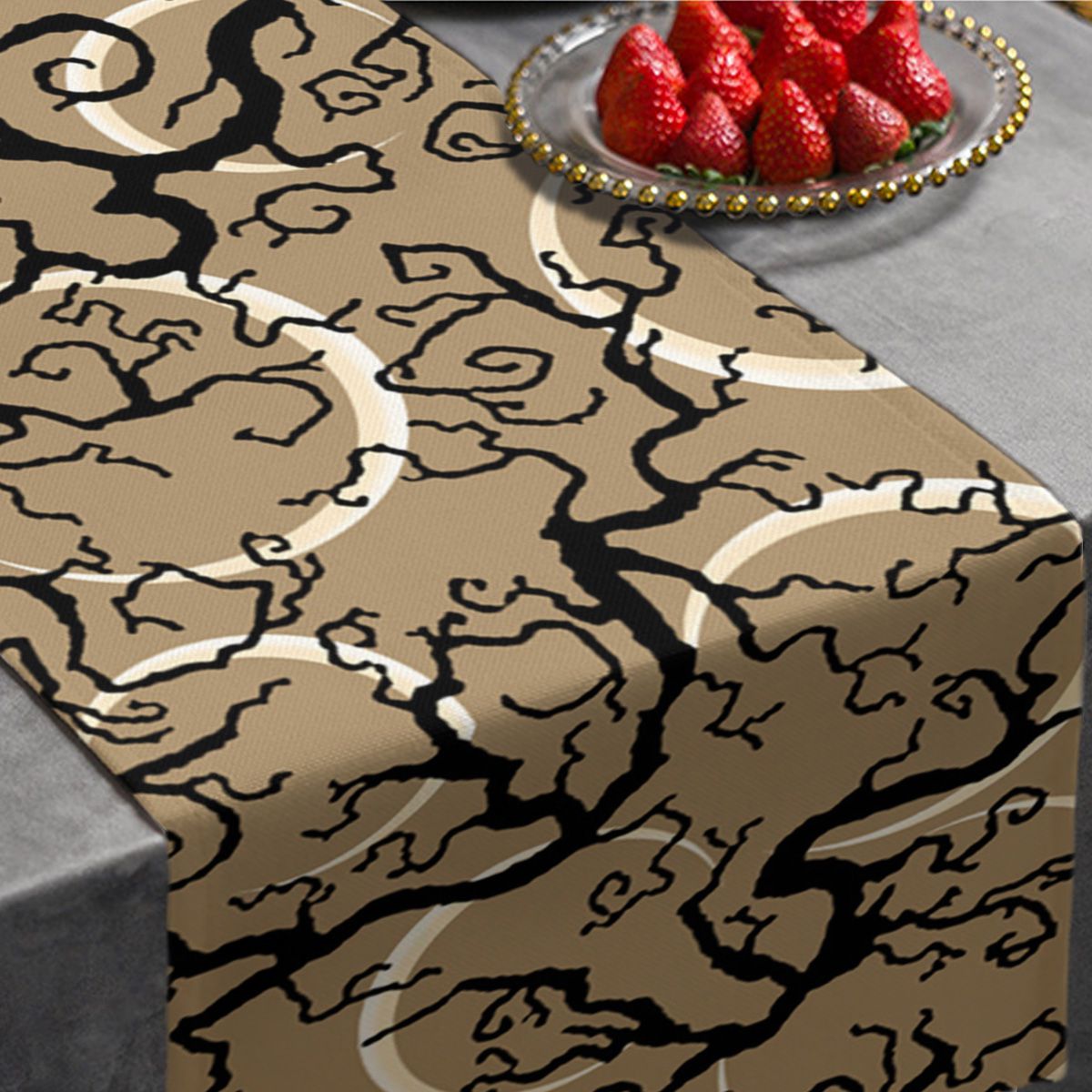 Haunted Tree Branches Table Runner