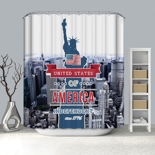 Independence Day Shower Curtain Status of Liberty