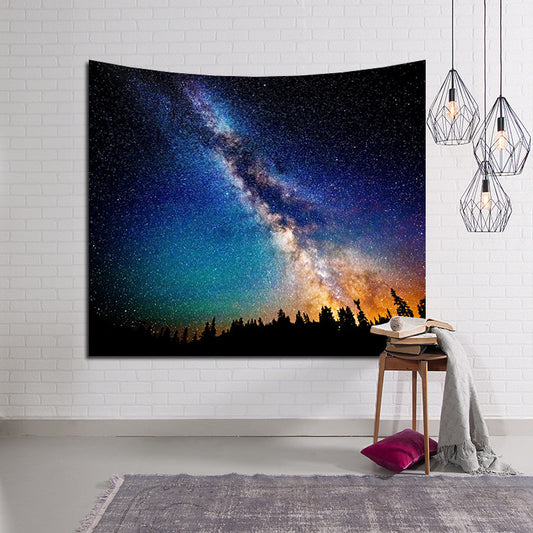 Night Astronomy Science Space Fossil Galaxy Tapestry