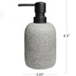 Black/Grey Marble Soap Dispenser