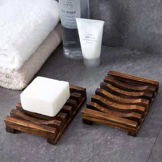 Carbonized Bamboo Wooden Soap Dish
