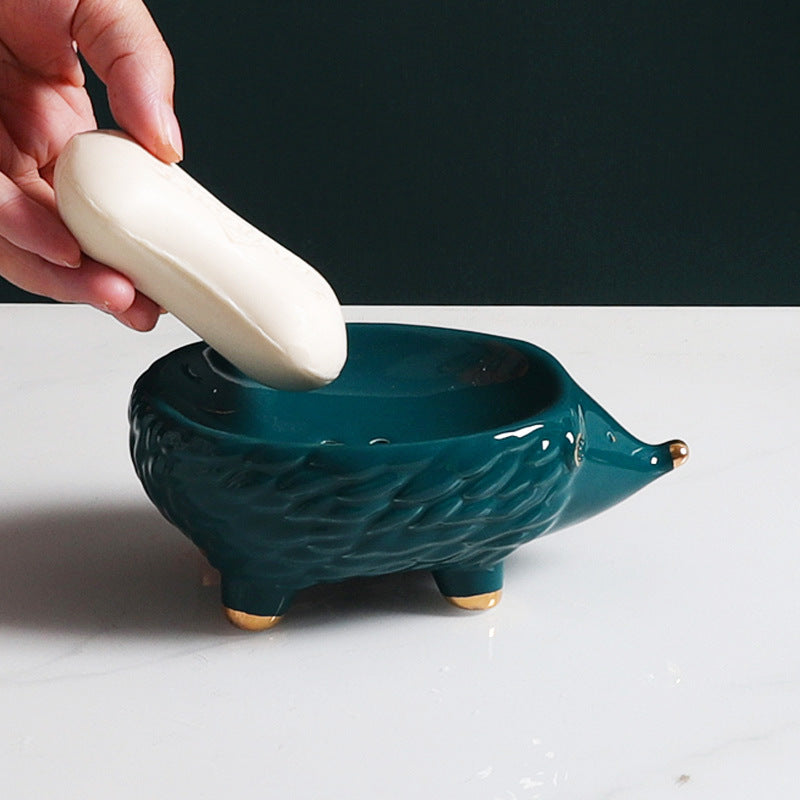 Cute Animal Hedgehog Soap Dish