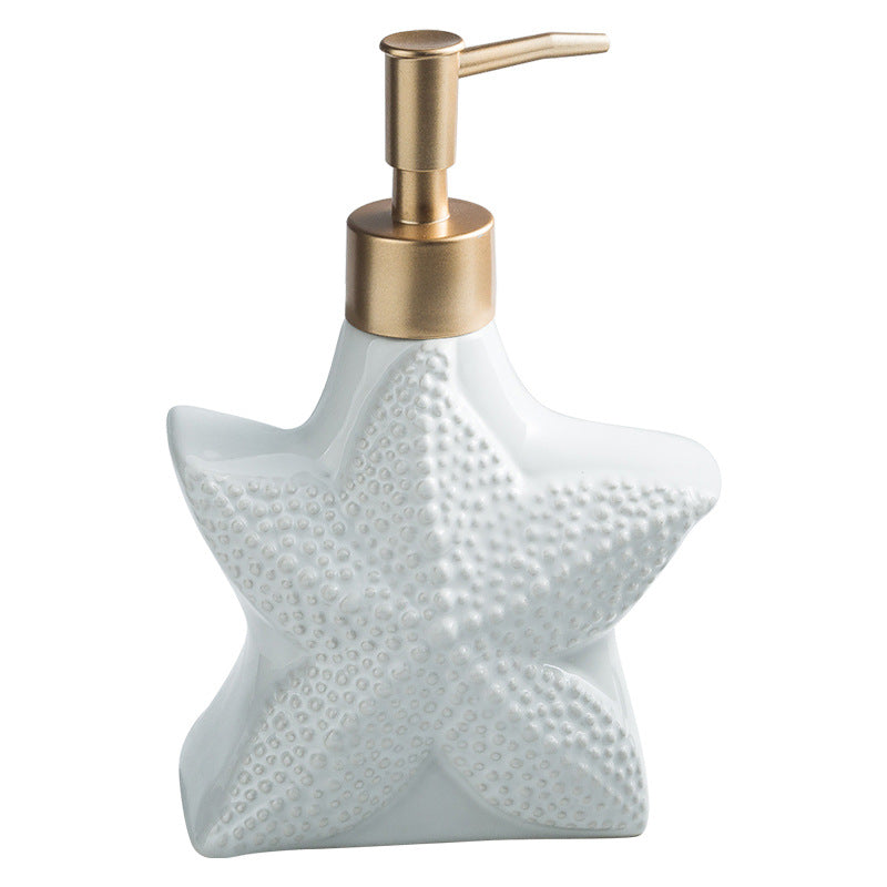 Nautical Bathroom Accessories Set - Starfish/Seashell