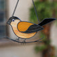 Yellowbird Oriole Stained Glass Suncatcher for Windows Hanging