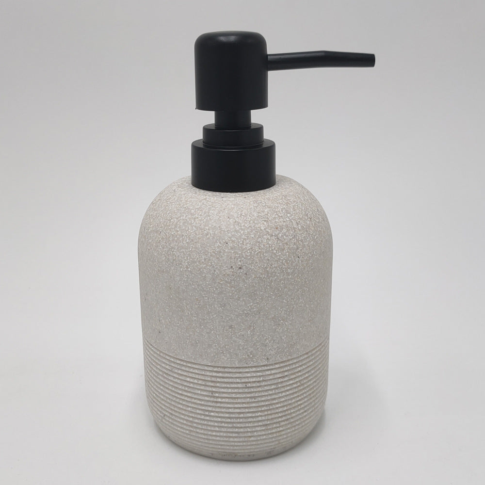 Black/Grey Marble Soap Dispenser