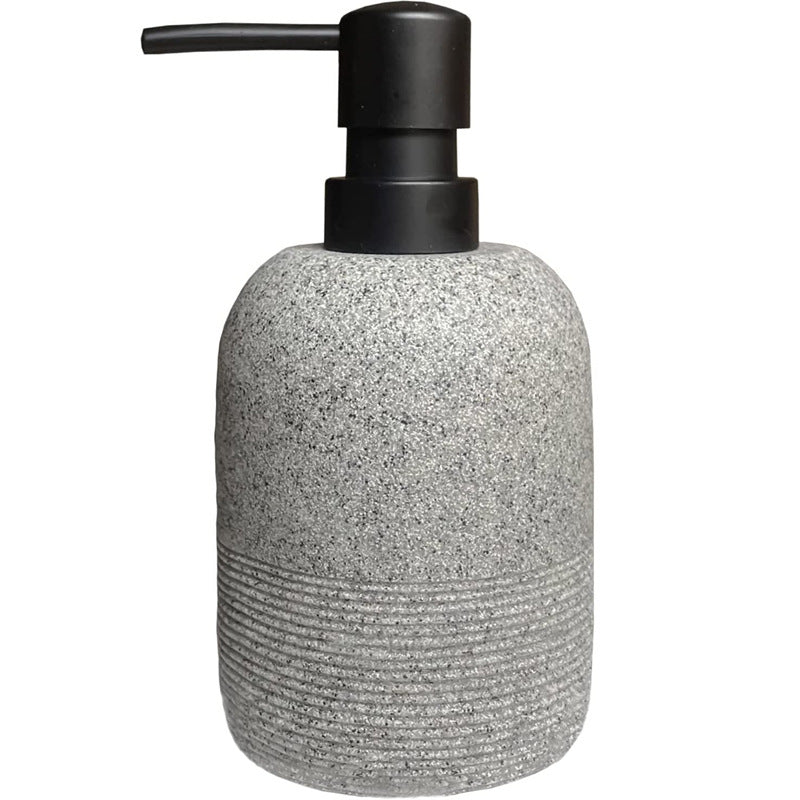 Black/Grey Marble Soap Dispenser