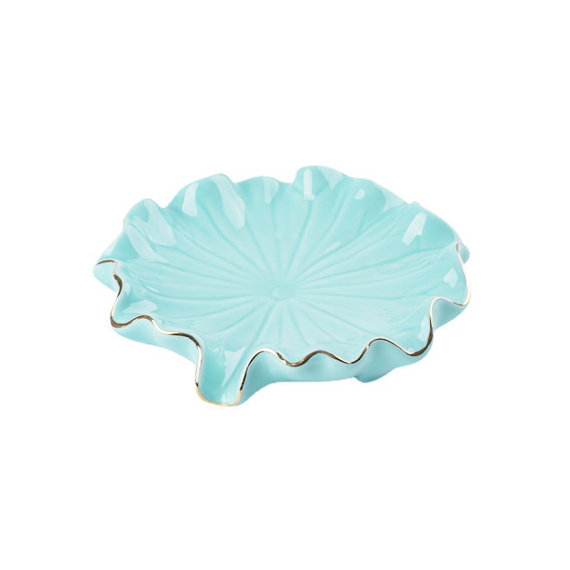 Green Lotus Leaf Soap Dish