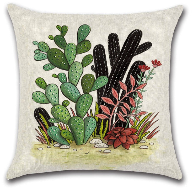 Plant shop cushion cover