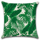 Leaves - Tropical Leaves Flamingo Throw Pillow Cover Set of 4