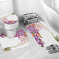 Spring Watering Cans Garden Shower Curtain Set - 4 Pcs