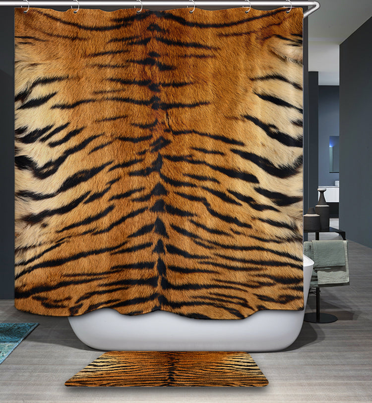 Textures Tiger Print Shower Curtain