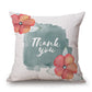 Peach And Green Decorative Thanksgiving Day Throw Pillow Cover Sets
