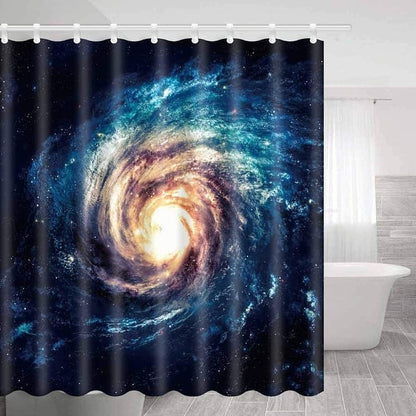 Milky Way Galaxy Shower Curtain Set