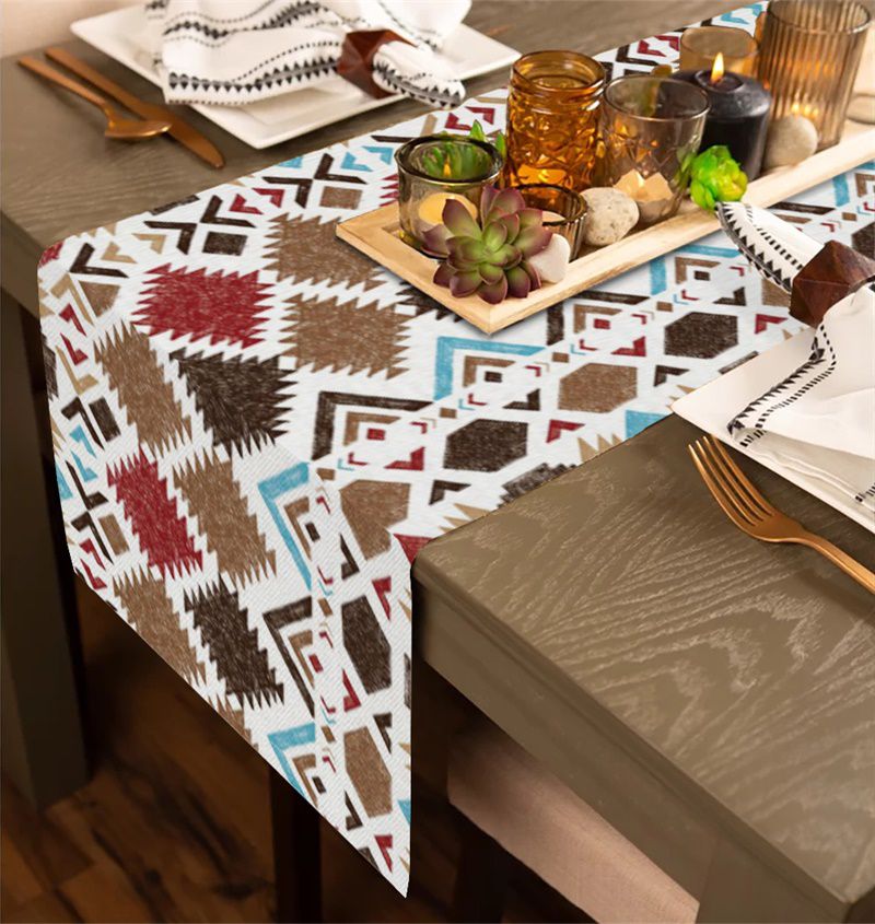 Tribal Ethnic Aztec Table Runner