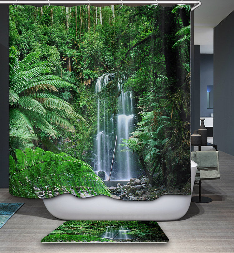 Tropical Australia Rainforest Shower Curtain