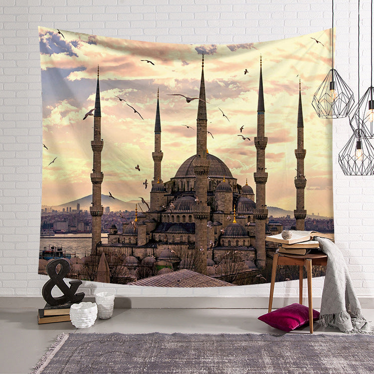 Turkey Istanbul Hagia Sophia Cityscape Travel Turkish Tapestry