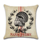 Turkey Rustic Farm Animal Trhow Pillow Cover