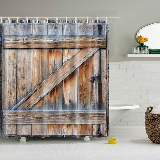 Unique Rustic Old Barn Shower Curtain Country Bath Decor | GoJeek