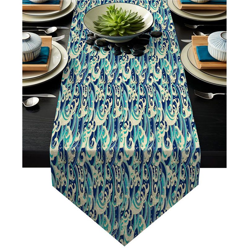Japanese Art The Great Wave Table Runner