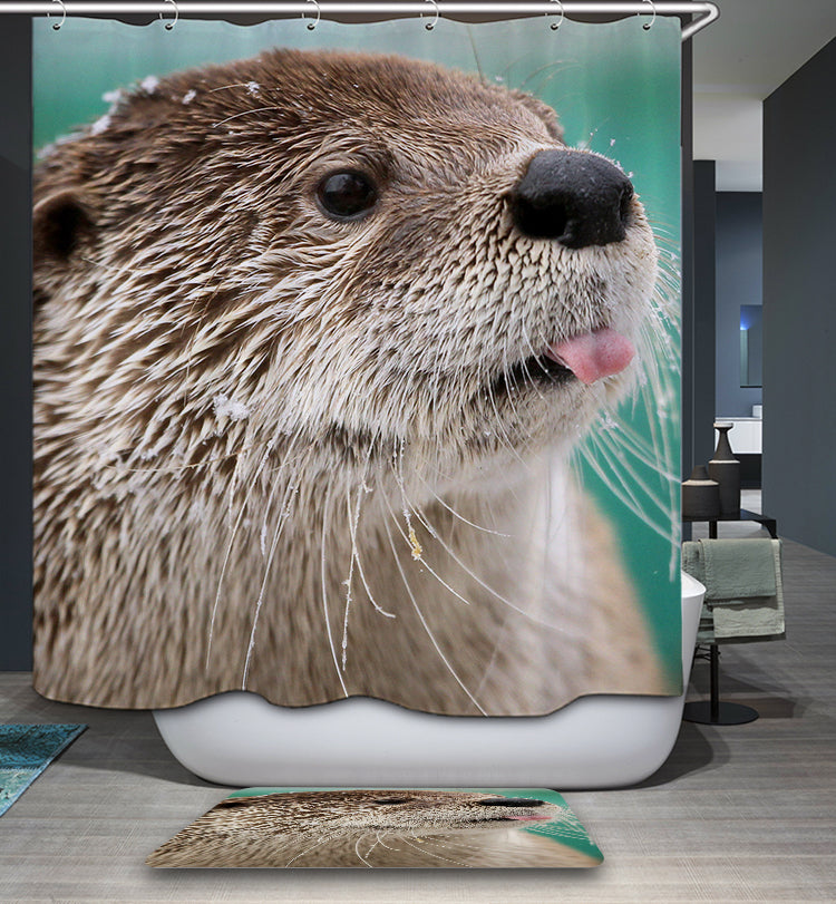 Wildlife Cutest Otter Shower Curtain